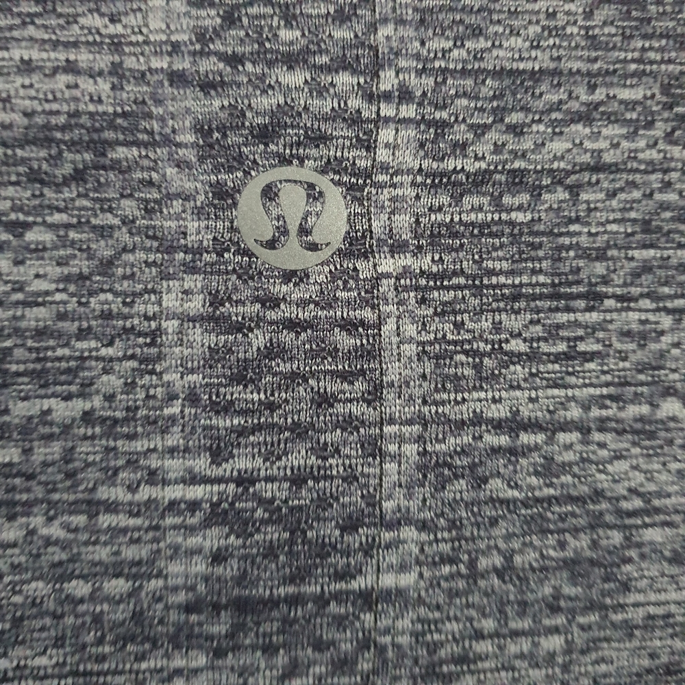 Lululemon Size AU10 Swiftly Tech Blue Grey Marle Long Sleeve Top - Picture 7 of 8